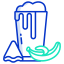 banana and pineapple shake icon
