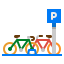 Estacionamento para bicicletas icon