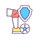 sport accident icon
