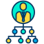 hierarchische struktur icon