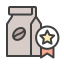 Quality coffee beans icon