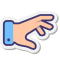 stickers style grab icon