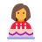 Birthday Girl With Cake icon