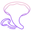 externe-Roi-Trompette-champignon-icongeek26-contour-gradient-icongeek26 icon
