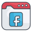 Facebook website icon