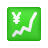 graphique-augmentant-avec-yen-emoji icon