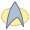 Símbolo de Star Trek Nova Geração icon