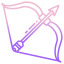 bow and arrow icon