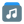 Curated music application from different artist playlist icon