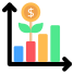 investment growth icon
