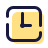 Reloj cuadrado icon