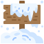 external-signboard-winter-dreamcreateicons-flat-dreamcreateicons icon