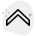 Rookie level badge with single stripe on uniform icon