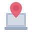 trabalhe de qualquer lugar icon