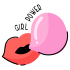 blowing bubble icon