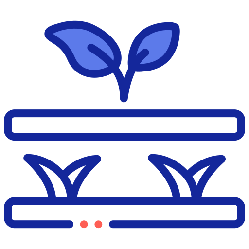 vertical garden built in shelving icon