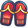 flip flops (sandals) icon
