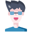 Man in Glasses icon