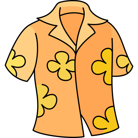 hawaiian shirt icon