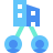 Networking office icon