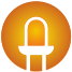 led lamp icon