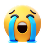 Loudly Crying Face icon