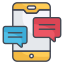 mobile chat icon