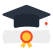 Degree icon