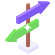 Guidepost icon