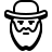 badges style charles darwin icon