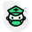 pilot with mask icon