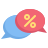 Bubble chat discount icon