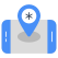 Mobile Medical Location icon