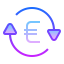 Euro de câmbio icon