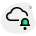Cloud application notification on a smart devices icon