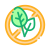 crossed leaves icon