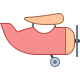 office l style avión de hélice icon