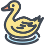 Bath duck icon
