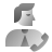 deco duotone style anruf männlich icon