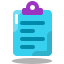 arcade style clipboard icon
