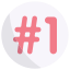 number one icon