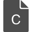 C File icon