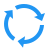 color style cycle icon
