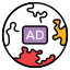 global advertisement icon
