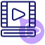 external-video-player-small-business-day-inipagistudio-lineal-color-inipagistudio icon