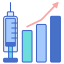 statistiques-externes-vaccins-et-vaccination-flaticons-lineal-color-flat-icons-2 icon