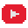 color pixels style youtube icon