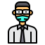 man in mask icon