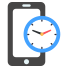 mobile clock icon