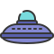 외부-UFO-차량-부드러운 채우기-부드러운-채우기-물고기 icon